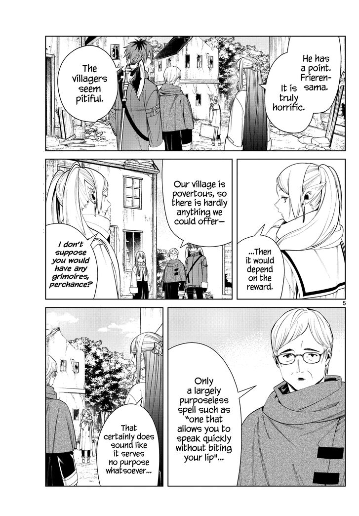 Sousou no Frieren Chapter 77 page 5 - Chapter 77: A Thunder of Dragons
