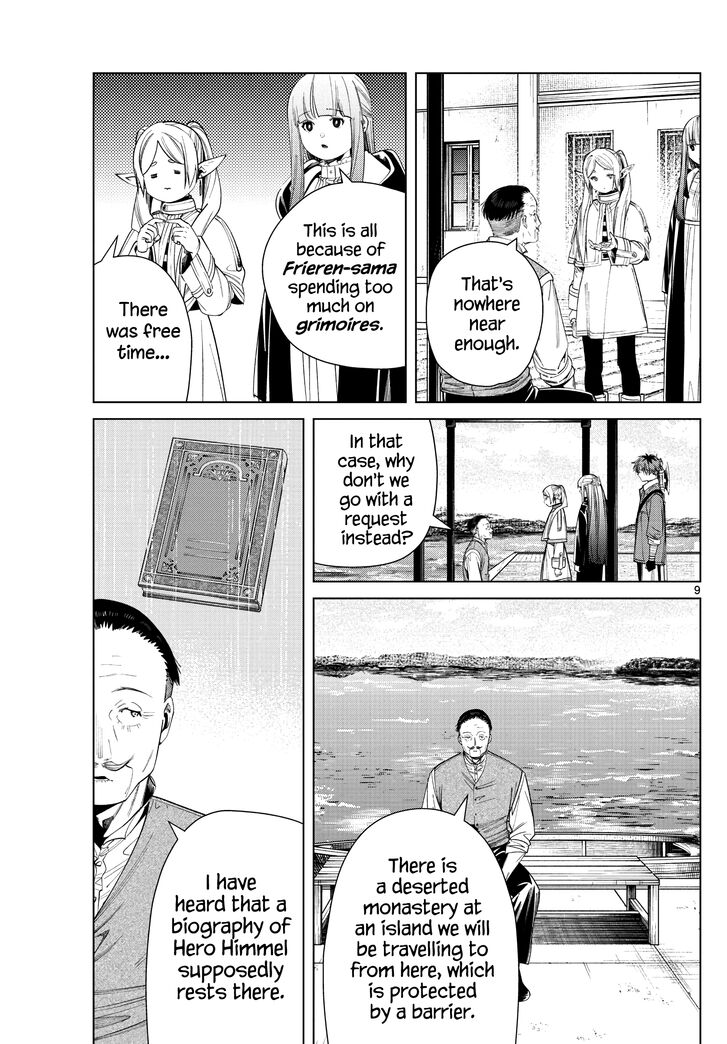Sousou no Frieren Chapter 78 page 9 - Chapter 78: Lake Korridor