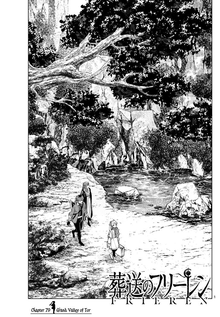 Sousou no Frieren Chapter 79 page 1 - Chapter 79: The Great Tor Canyon