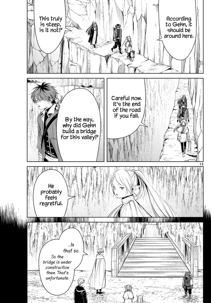 Sousou no Frieren Chapter 79 page 13 - Chapter 79: The Great Tor Canyon