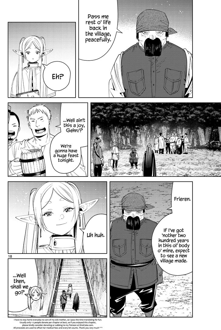 Sousou no Frieren Chapter 79 page 18 - Chapter 79: The Great Tor Canyon