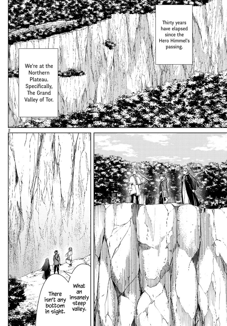 Sousou no Frieren Chapter 79 page 2 - Chapter 79: The Great Tor Canyon