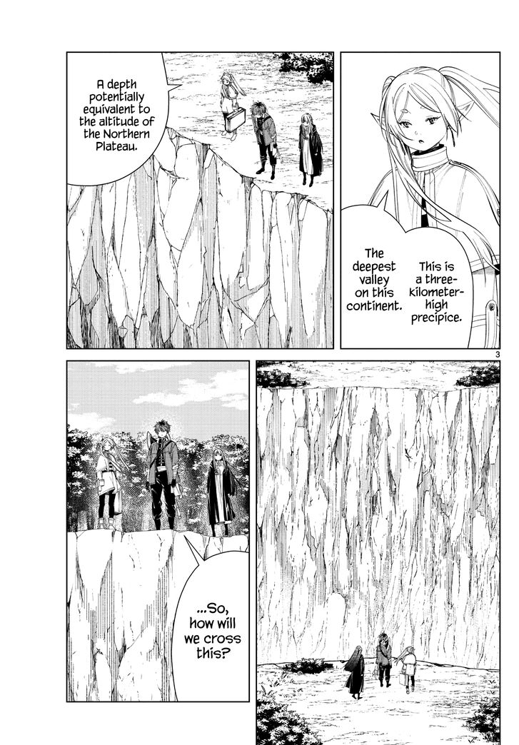 Sousou no Frieren Chapter 79 page 3 - Chapter 79: The Great Tor Canyon