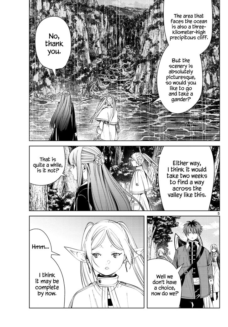Sousou no Frieren Chapter 79 page 5 - Chapter 79: The Great Tor Canyon