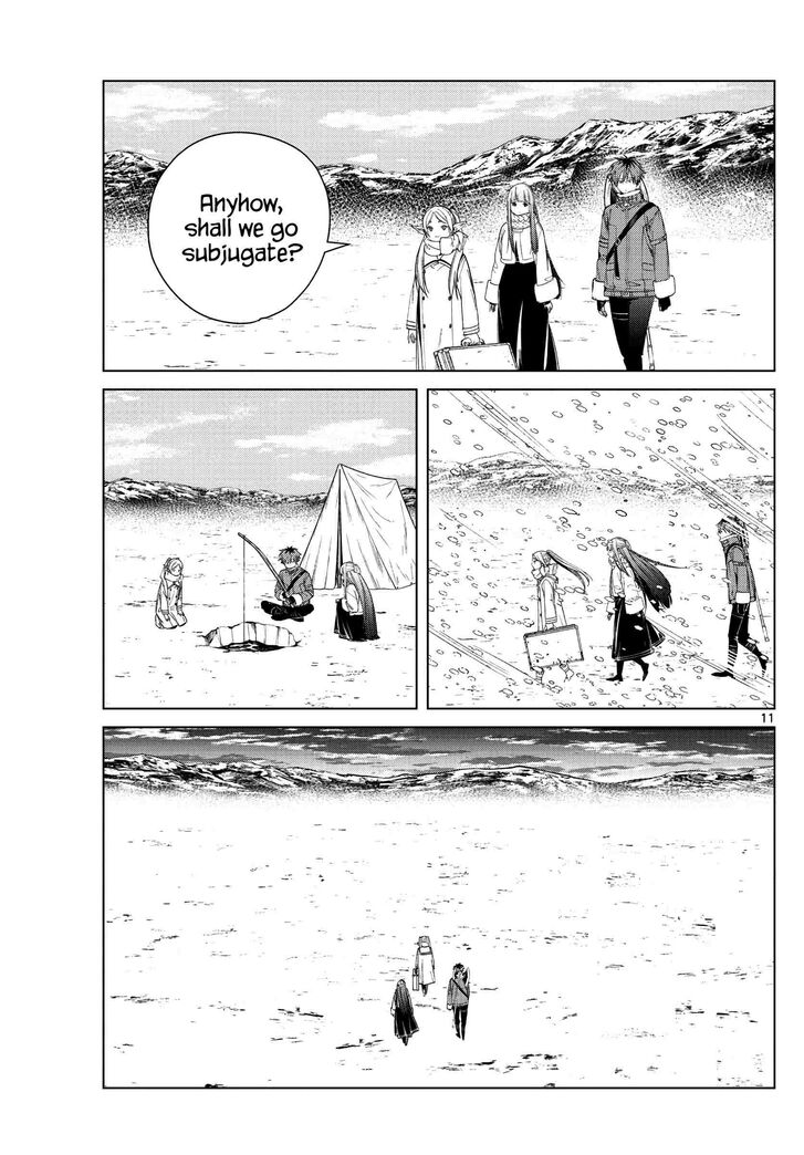 Sousou no Frieren Chapter 80 page 11 - Chapter 80: Holy Snow Crystals