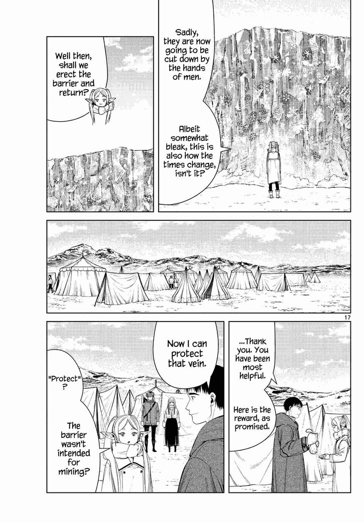 Sousou no Frieren Chapter 80 page 17 - Chapter 80: Holy Snow Crystals