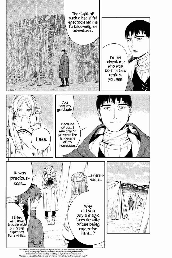 Sousou no Frieren Chapter 80 page 18 - Chapter 80: Holy Snow Crystals