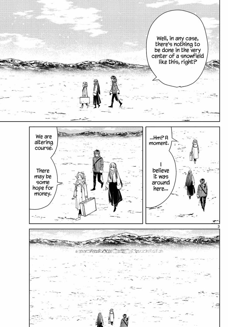 Sousou no Frieren Chapter 80 page 3 - Chapter 80: Holy Snow Crystals