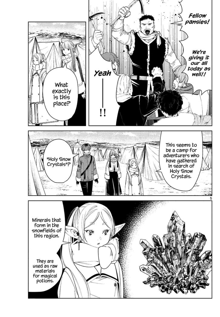 Sousou no Frieren Chapter 80 page 5 - Chapter 80: Holy Snow Crystals