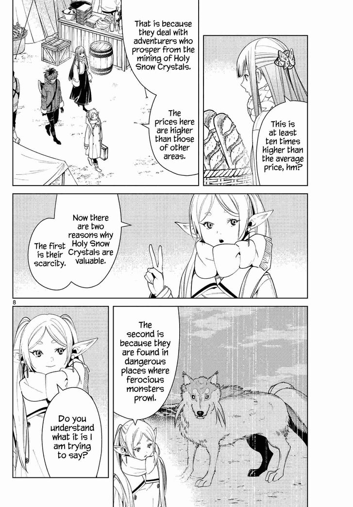 Sousou no Frieren Chapter 80 page 8 - Chapter 80: Holy Snow Crystals
