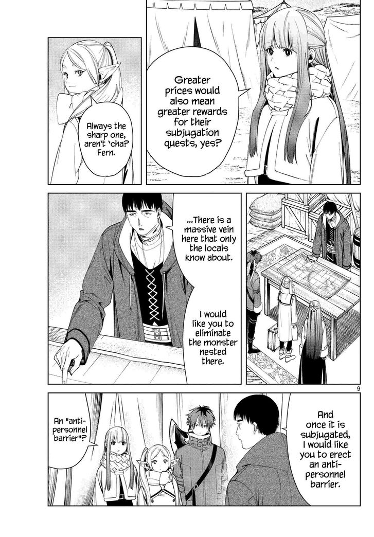 Sousou no Frieren Chapter 80 page 9 - Chapter 80: Holy Snow Crystals