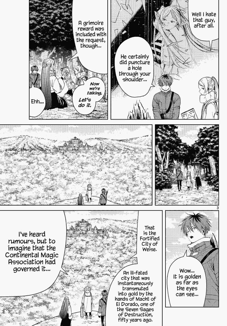Sousou no Frieren Chapter 81 page 3 - Chapter 81: The Golden Land