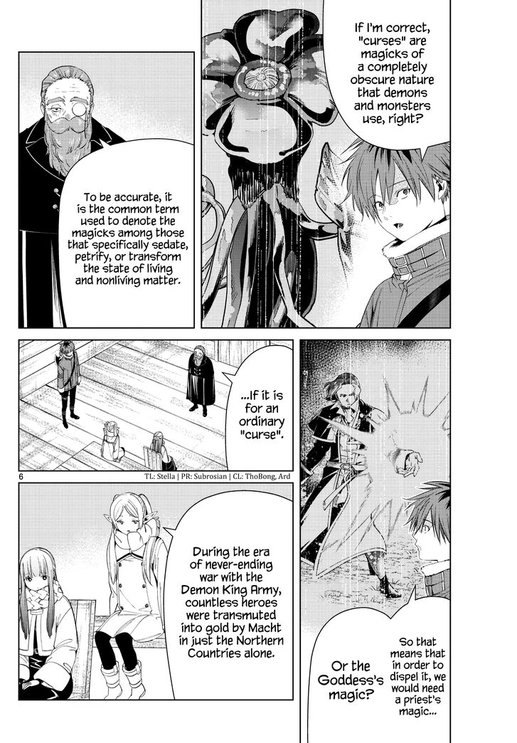 Sousou no Frieren Chapter 82 page 6 - Chapter 82: Diagoldze—The Spell to Transmute All Creation into Gold