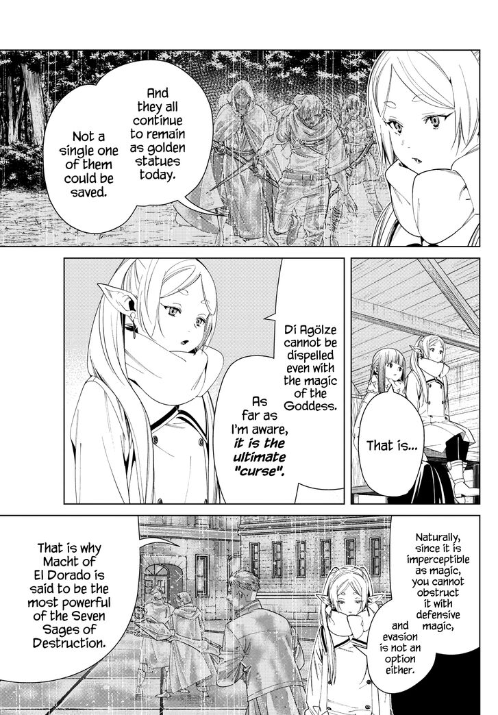 Sousou no Frieren Chapter 82 page 7 - Chapter 82: Diagoldze—The Spell to Transmute All Creation into Gold