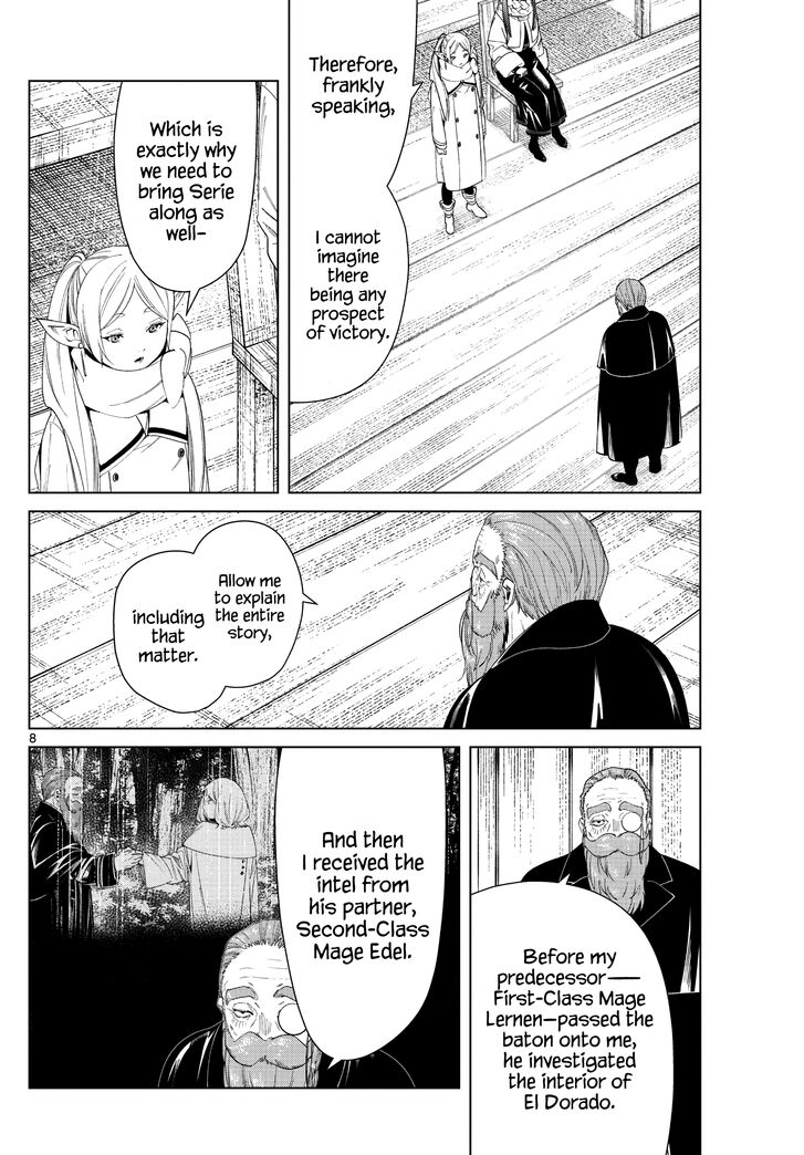 Sousou no Frieren Chapter 82 page 8 - Chapter 82: Diagoldze—The Spell to Transmute All Creation into Gold