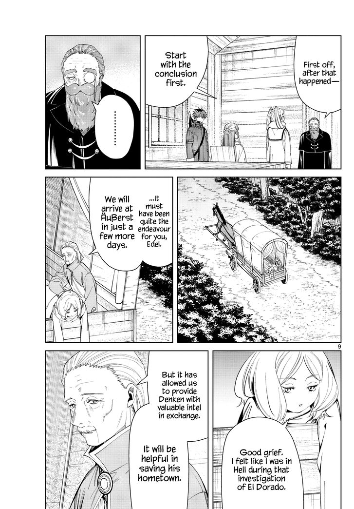 Sousou no Frieren Chapter 82 page 9 - Chapter 82: Diagoldze—The Spell to Transmute All Creation into Gold