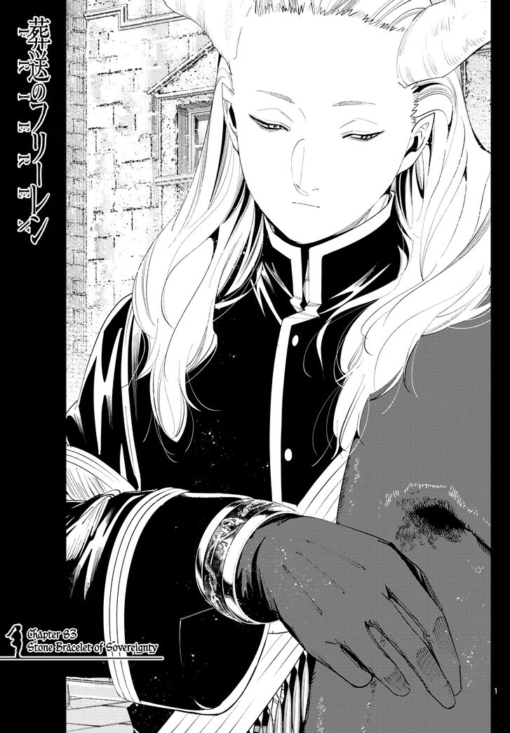 Sousou no Frieren Chapter 83 page 1 - Chapter 83: Stone Bracelet of Servitude