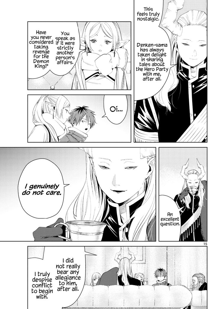 Sousou no Frieren Chapter 86 page 15 - Chapter 86: Discussions