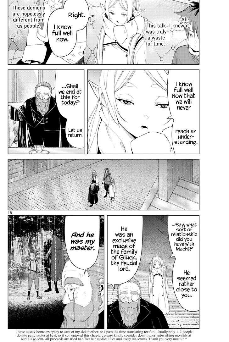 Sousou no Frieren Chapter 86 page 18 - Chapter 86: Discussions