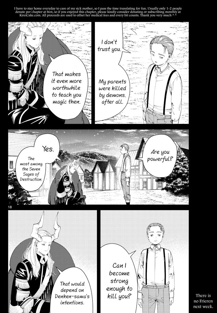 Sousou no Frieren Chapter 91 page 18 - Chapter 91: Onstage