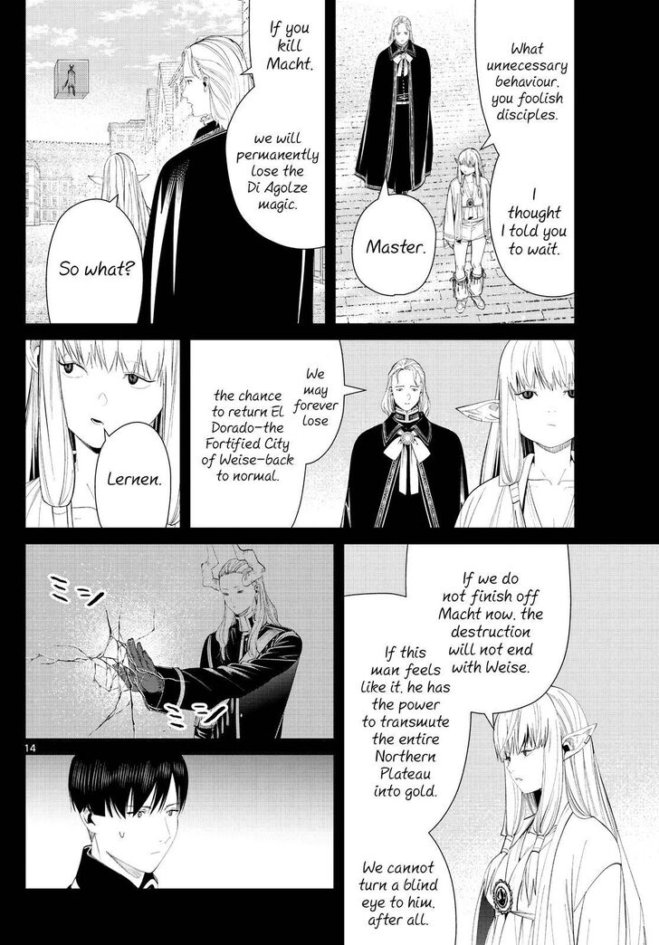 Sousou no Frieren Chapter 93 page 14 - Chapter 93: The Great Barrier