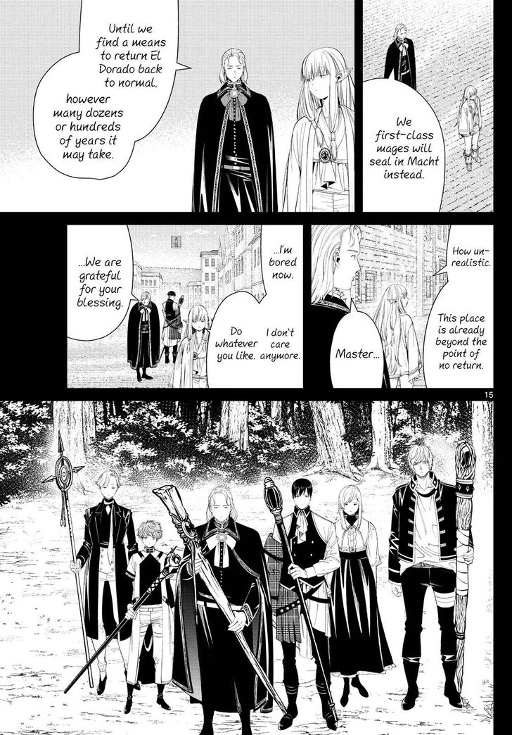 Sousou no Frieren Chapter 93 page 15 - Chapter 93: The Great Barrier