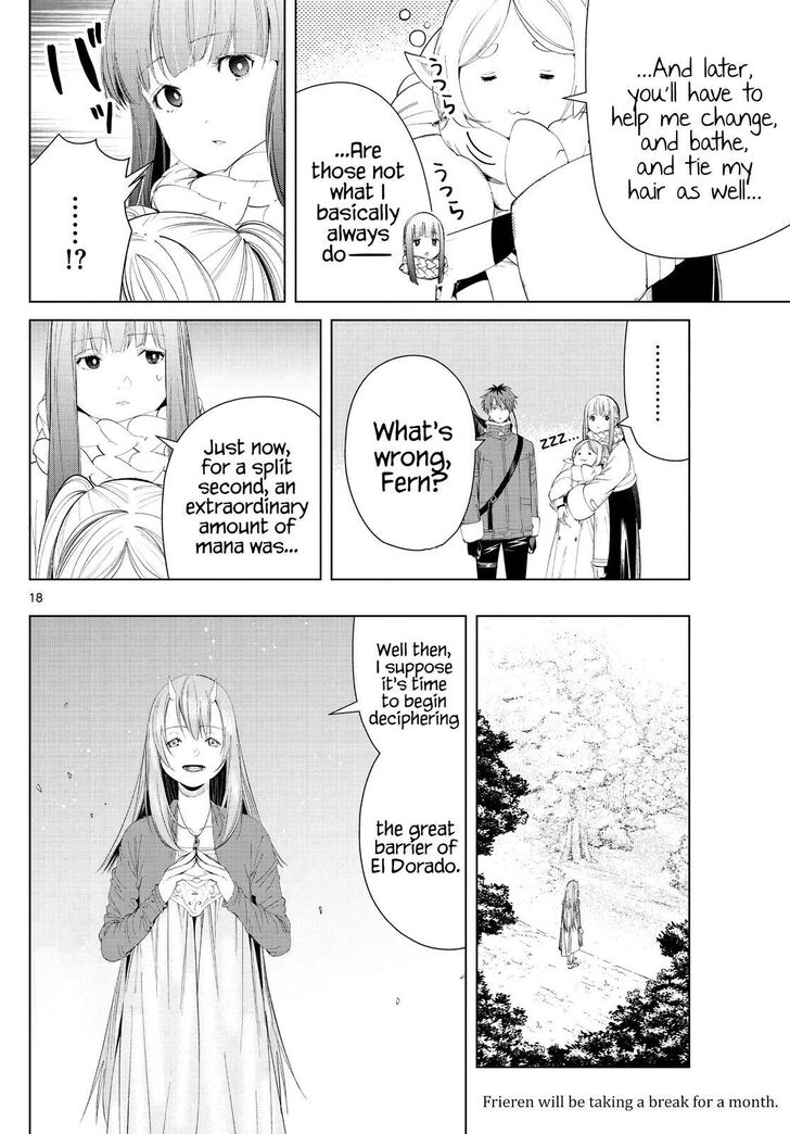 Sousou no Frieren Chapter 93 page 18 - Chapter 93: The Great Barrier