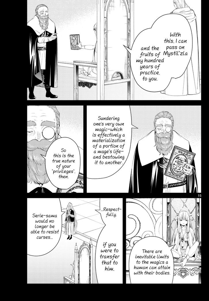 Sousou no Frieren Chapter 96 page 15 - Chapter 96: Master and Apprentice