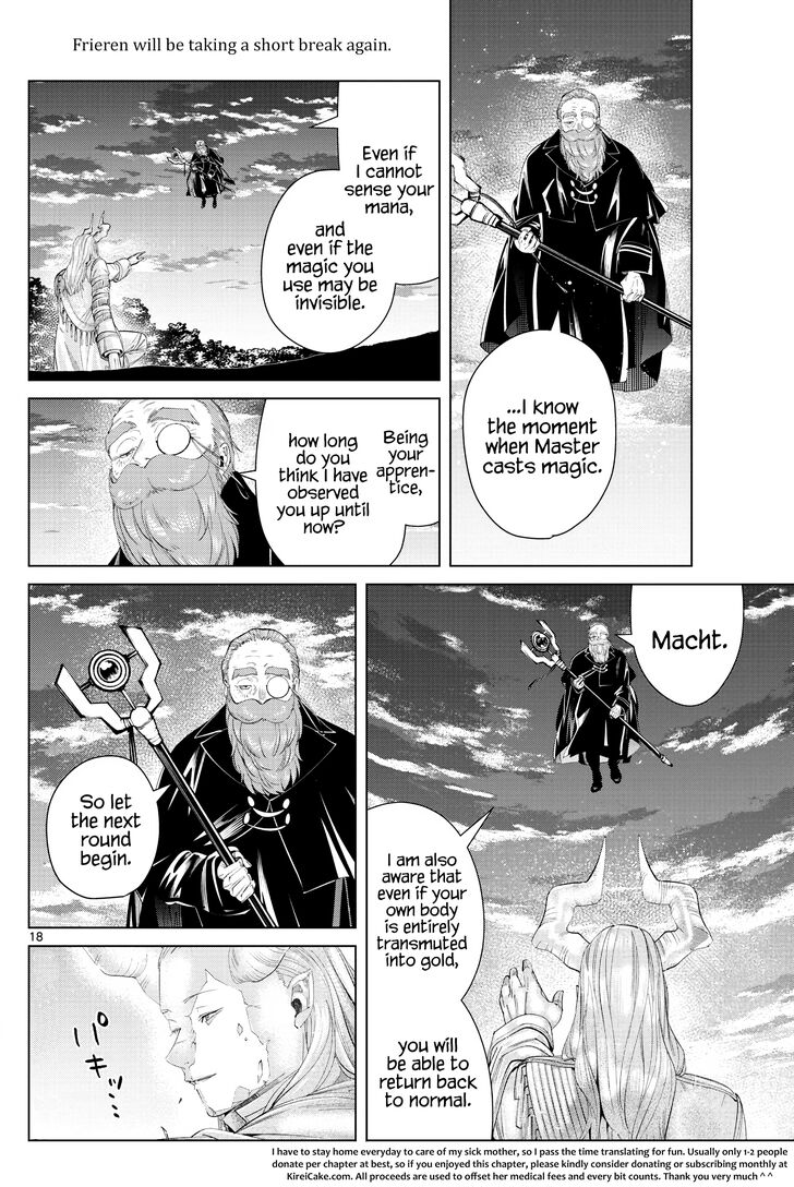 Sousou no Frieren Chapter 96 page 18 - Chapter 96: Master and Apprentice