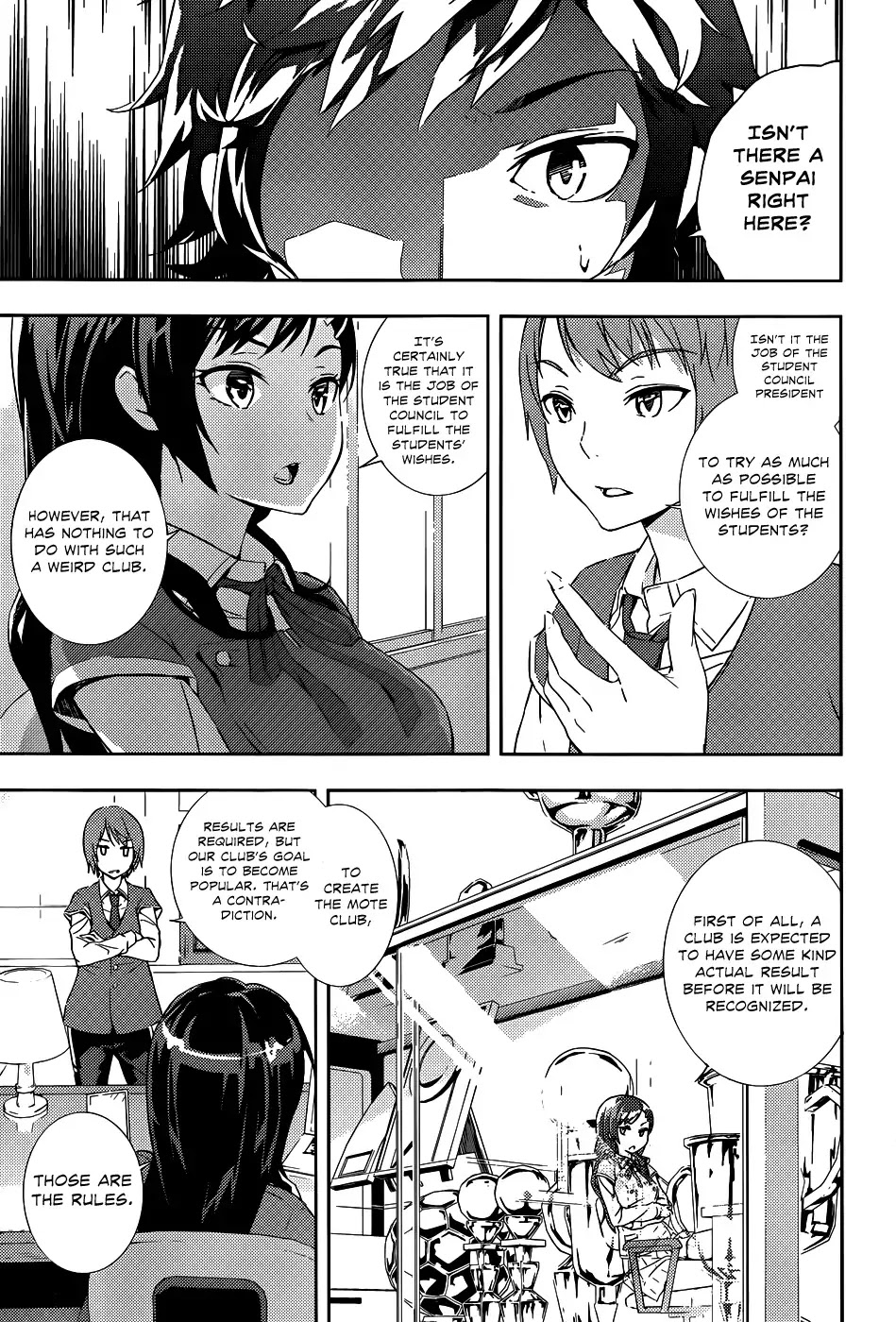 Soutaisei Moteron Chapter 1 page 13 - Chapter 1: Cool Temp Club