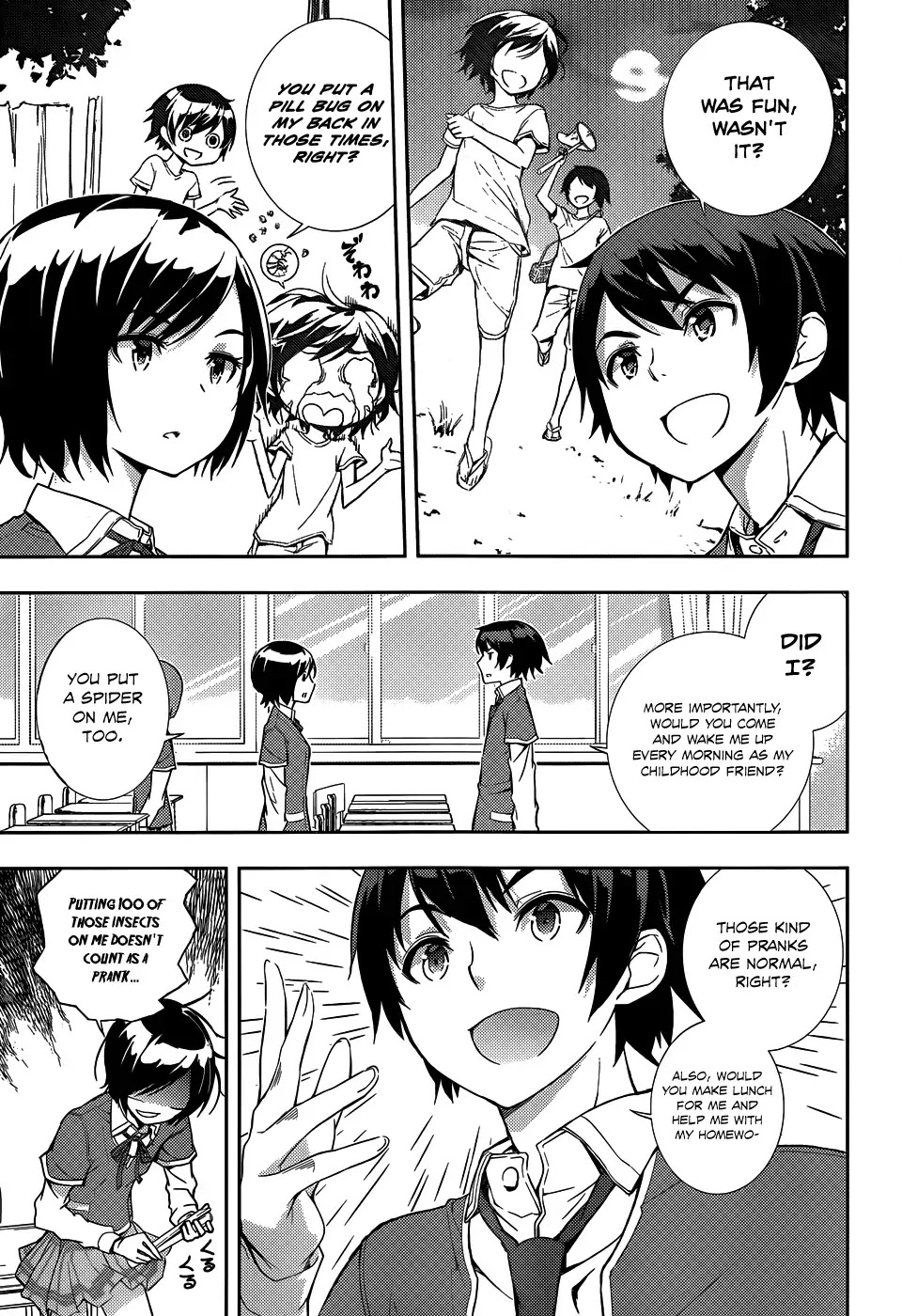 Soutaisei Moteron Chapter 6 page 12 - Chapter 6: The Childhood Friend Theory
