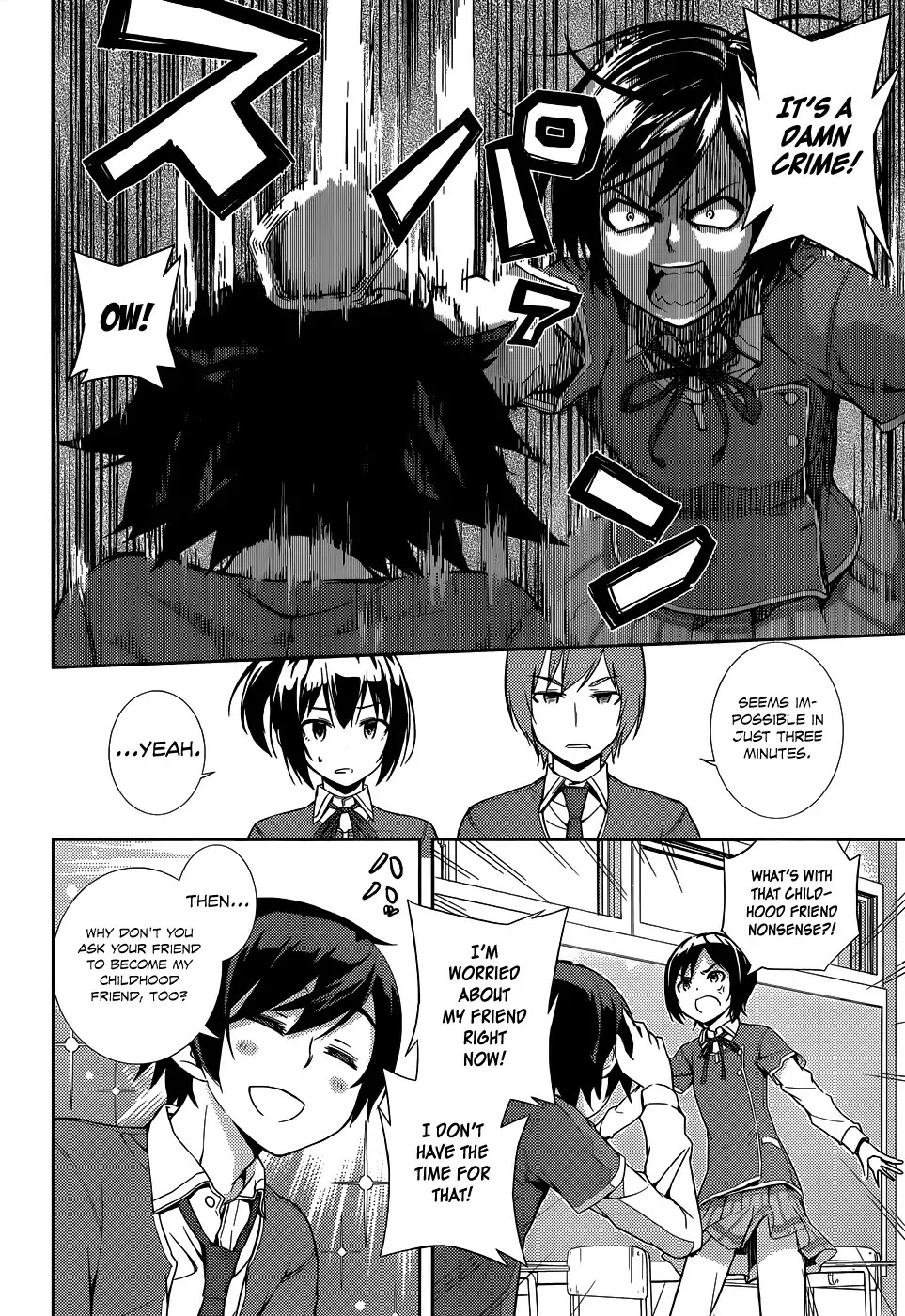 Soutaisei Moteron Chapter 6 page 13 - Chapter 6: The Childhood Friend Theory