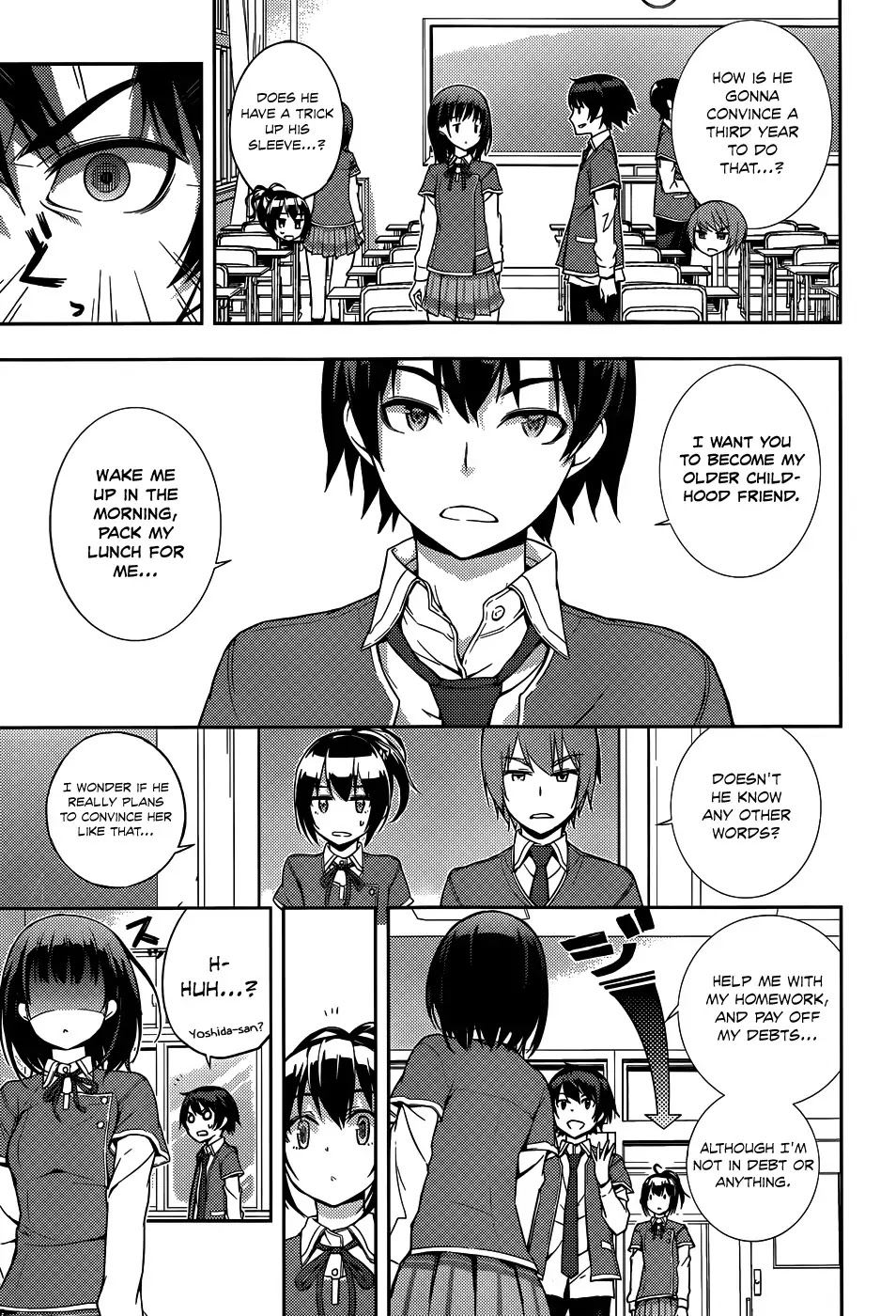 Soutaisei Moteron Chapter 6 page 18 - Chapter 6: The Childhood Friend Theory