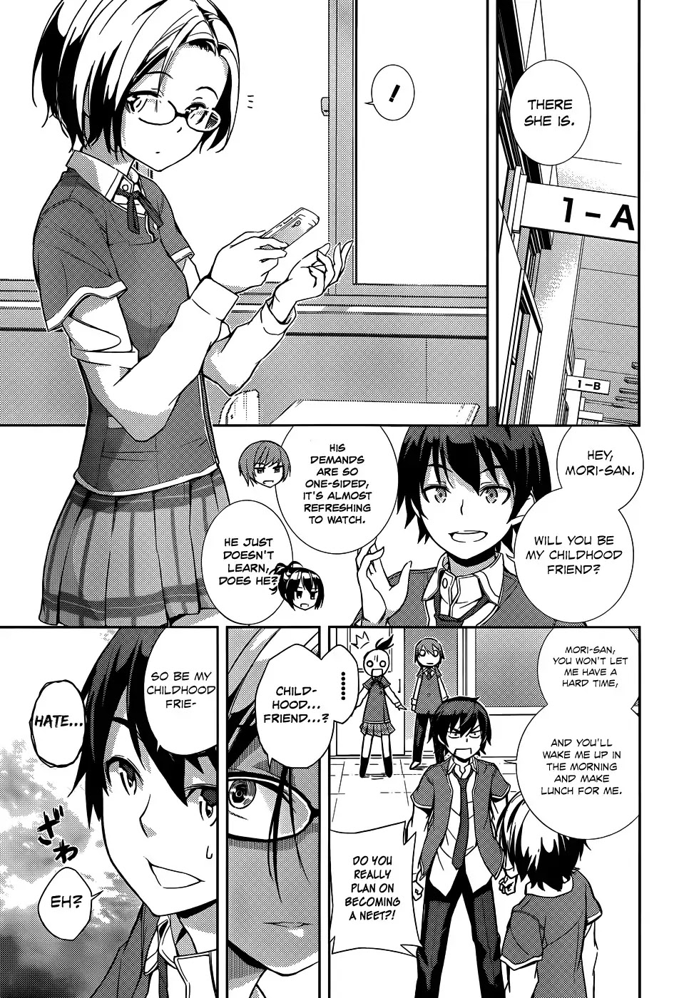 Soutaisei Moteron Chapter 6 page 22 - Chapter 6: The Childhood Friend Theory