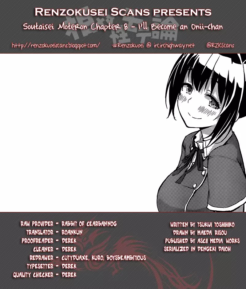 Soutaisei Moteron Chapter 8 page 1 - Chapter 8: I'll Become an Onii-chan