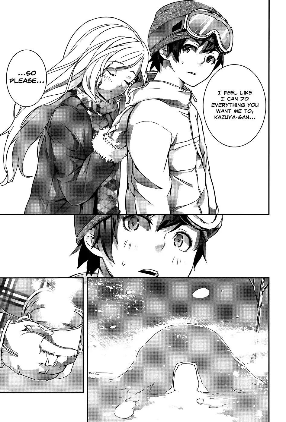 Soutaisei Moteron Chapter 9 page 22 - Chapter 9: Snowy Mountain Runaway