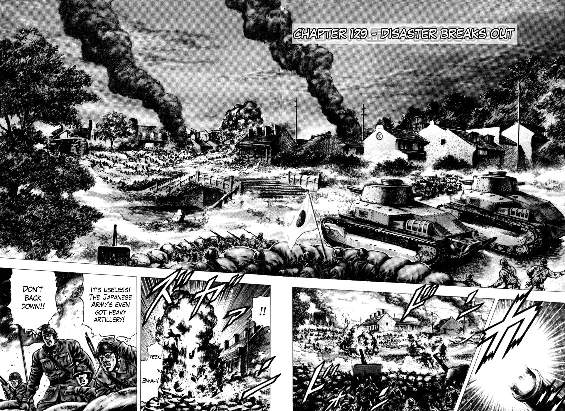 Souten no Ken Chapter 129 page 3 - Chapter 129: Disaster Breaks Out