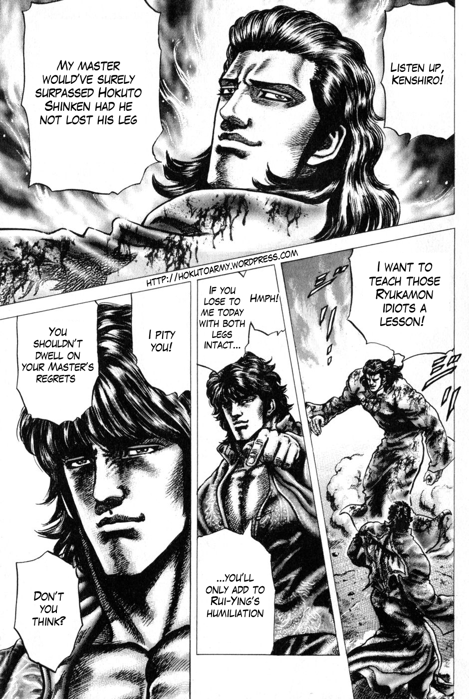 Souten no Ken Chapter 132 page 4 - Chapter 132: Hokuto Shinken Does Not Frighten Me