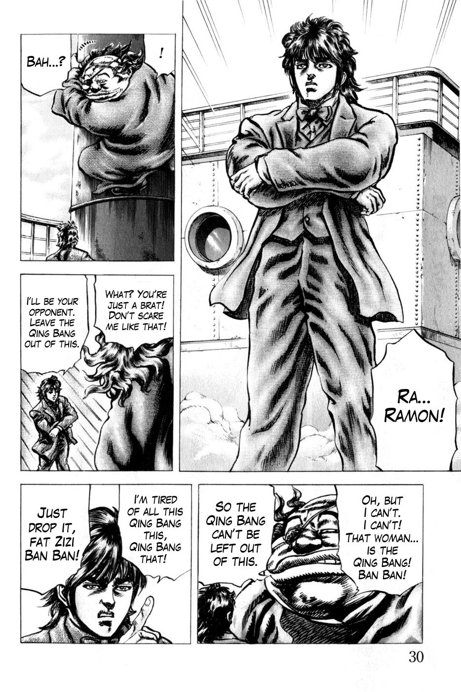 Souten no Ken Chapter 160 page 10 - Chapter 160: If You Have a Problem With the Qing-Bang, Tell it to Me!!