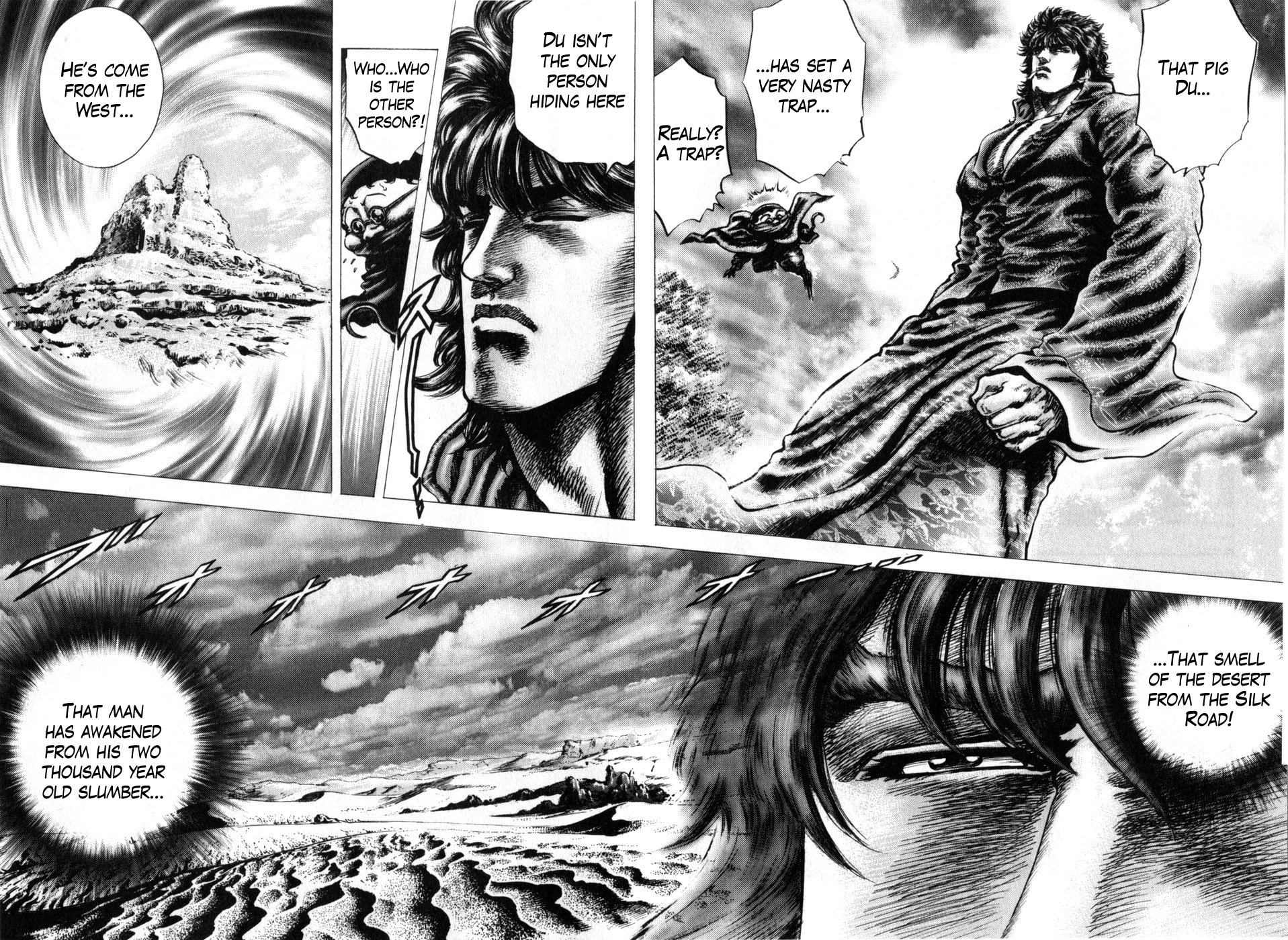 Souten no Ken Chapter 163 page 14 - Chapter 163: Cunning! Trap of the Racetrack!!