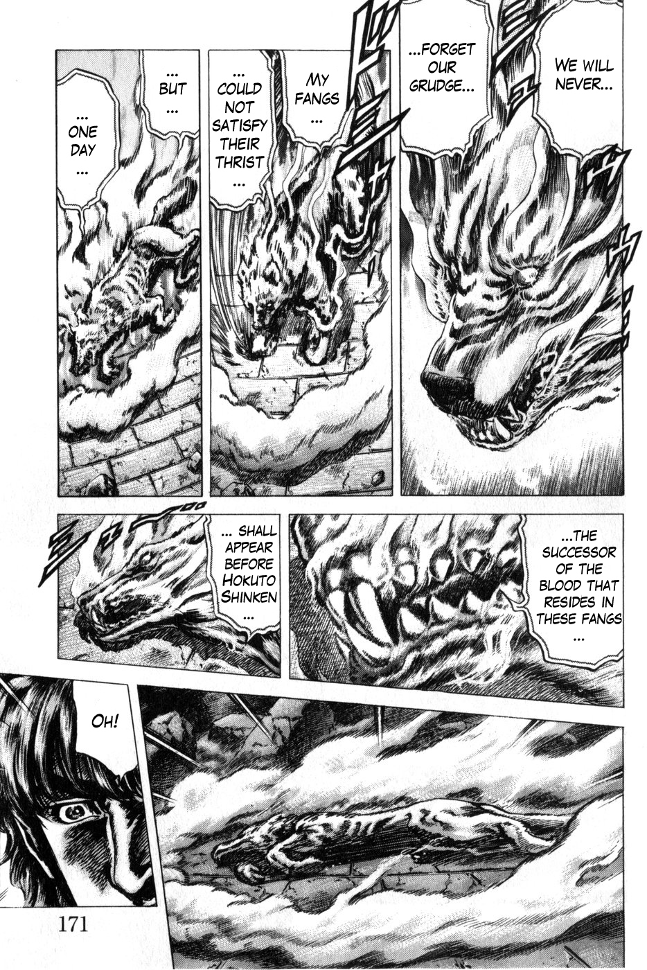 Souten no Ken Chapter 170 page 5 - Chapter 170: Smell of the Sorrowful Wolf!!