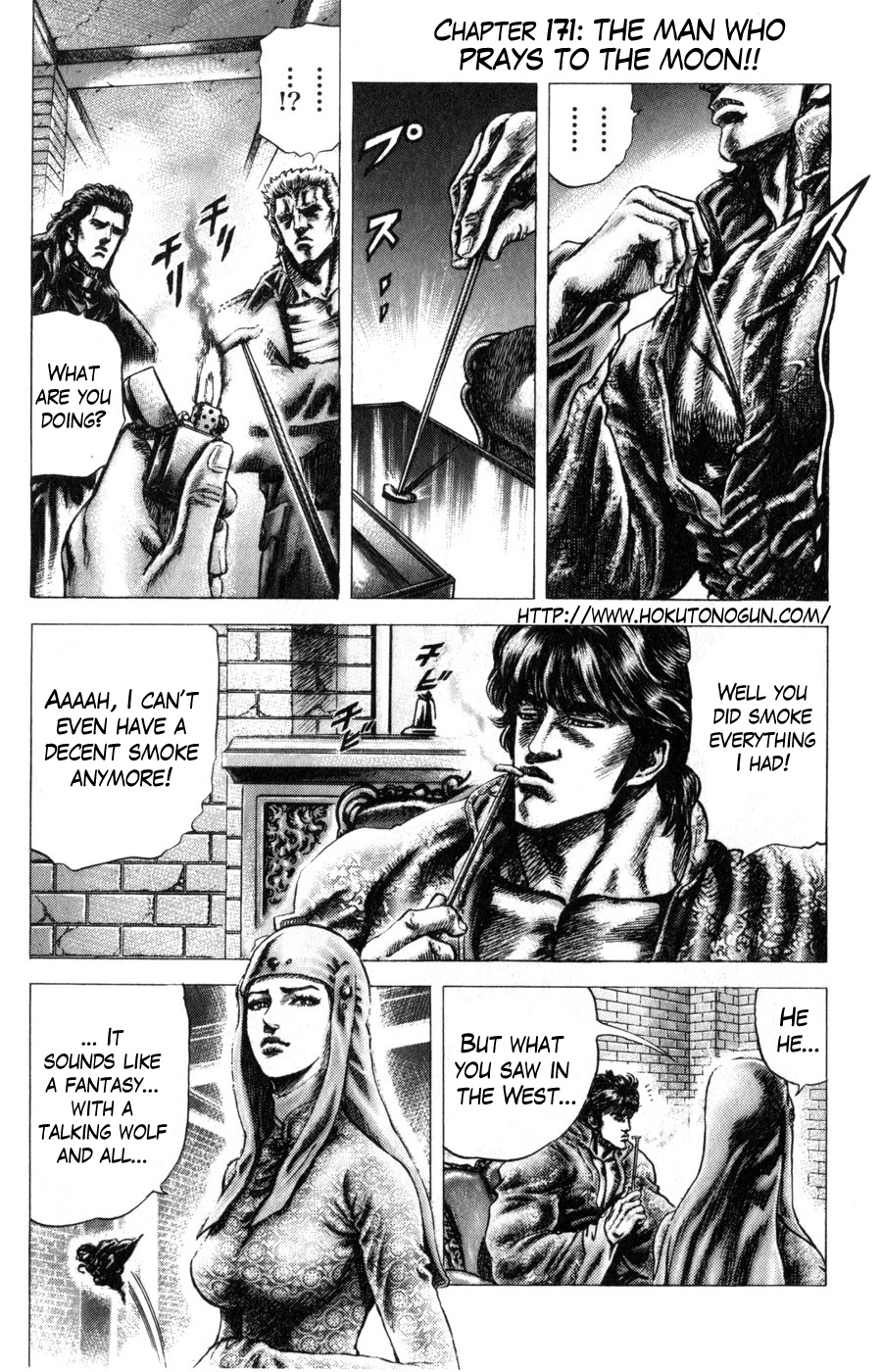 Souten no Ken Chapter 171 page 1 - Chapter 171: The Man Who Prays to the Moon!!