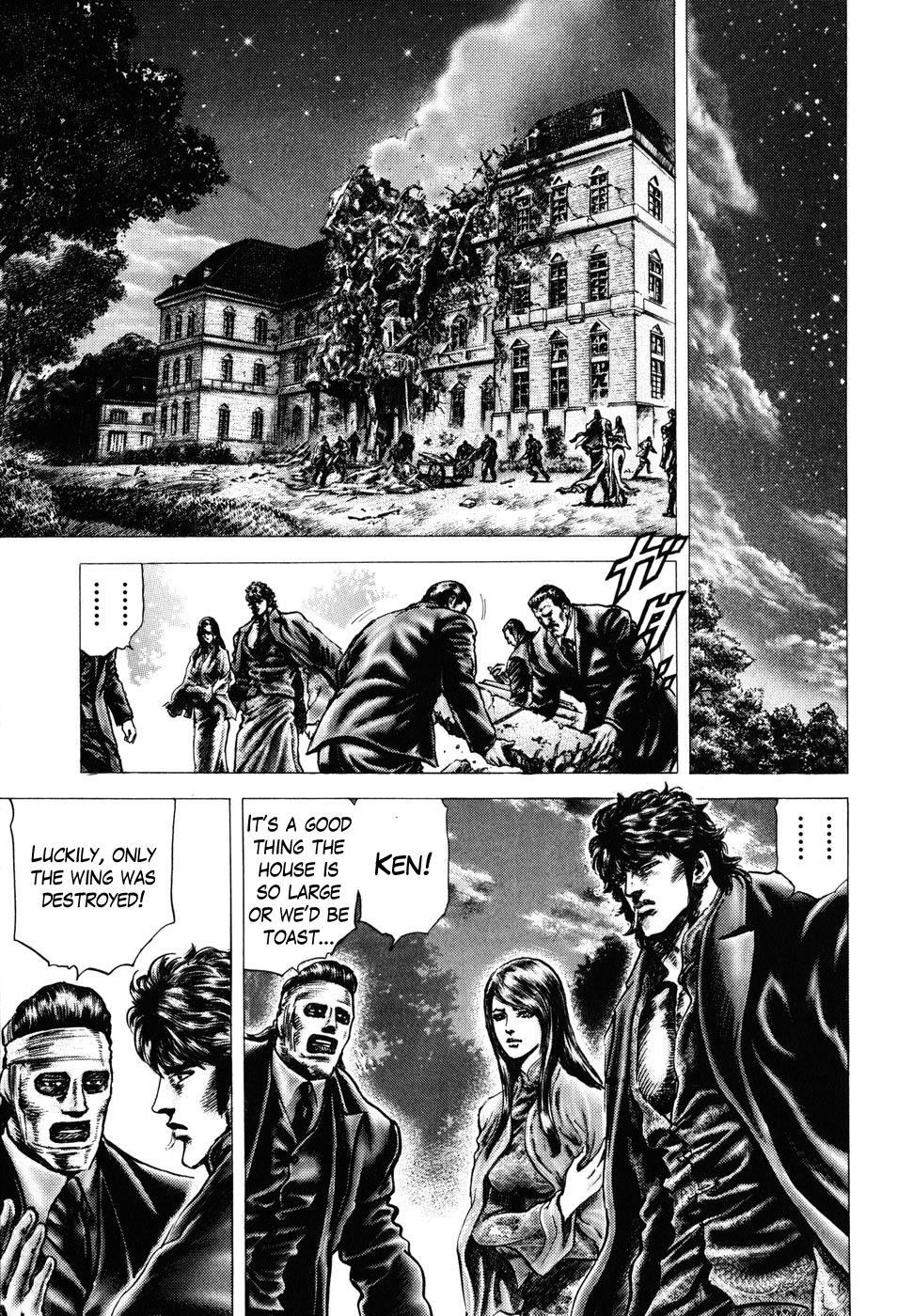 Souten no Ken Chapter 177 page 10 - Chapter 177: The Man Who Sees God!!