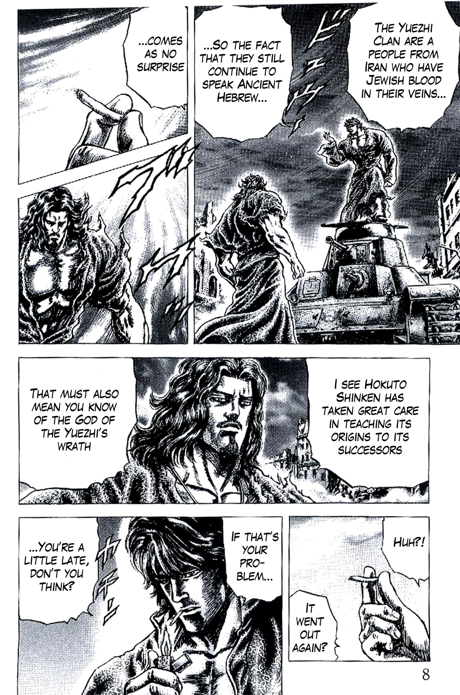 Souten no Ken Chapter 185 page 10 - Chapter 185: If You've Got a Problem With the Hokuto, Tell it to Me!!