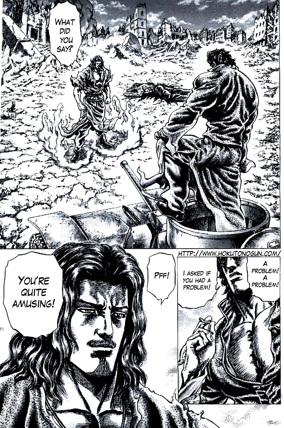 Souten no Ken Chapter 185 page 7 - Chapter 185: If You've Got a Problem With the Hokuto, Tell it to Me!!