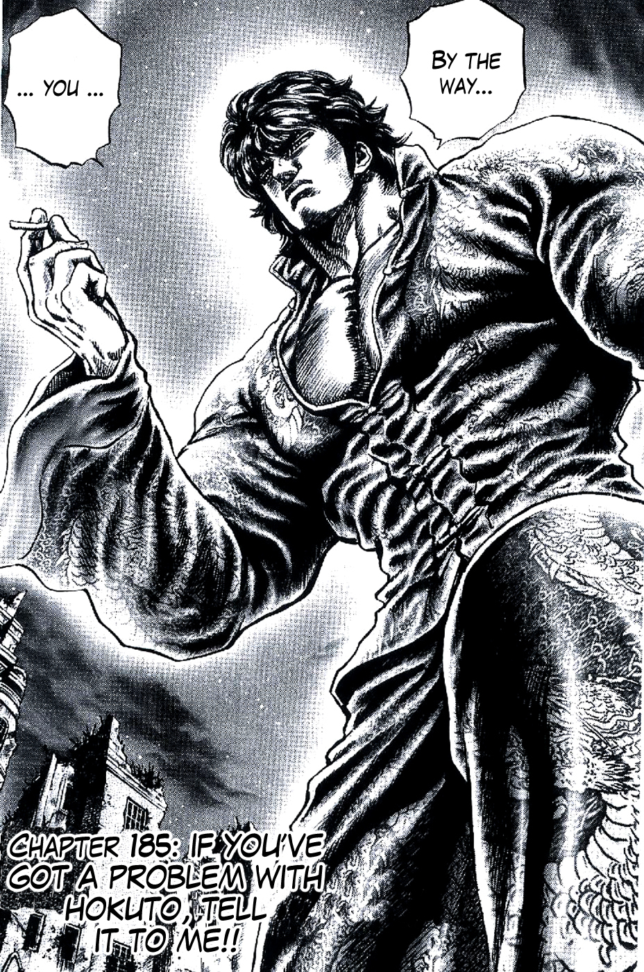 Souten no Ken Chapter 185 page 8 - Chapter 185: If You've Got a Problem With the Hokuto, Tell it to Me!!