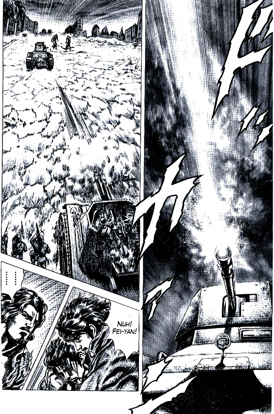 Souten no Ken Chapter 186 page 12 - Chapter 186: Hyakuretsu Ken Explodes!!