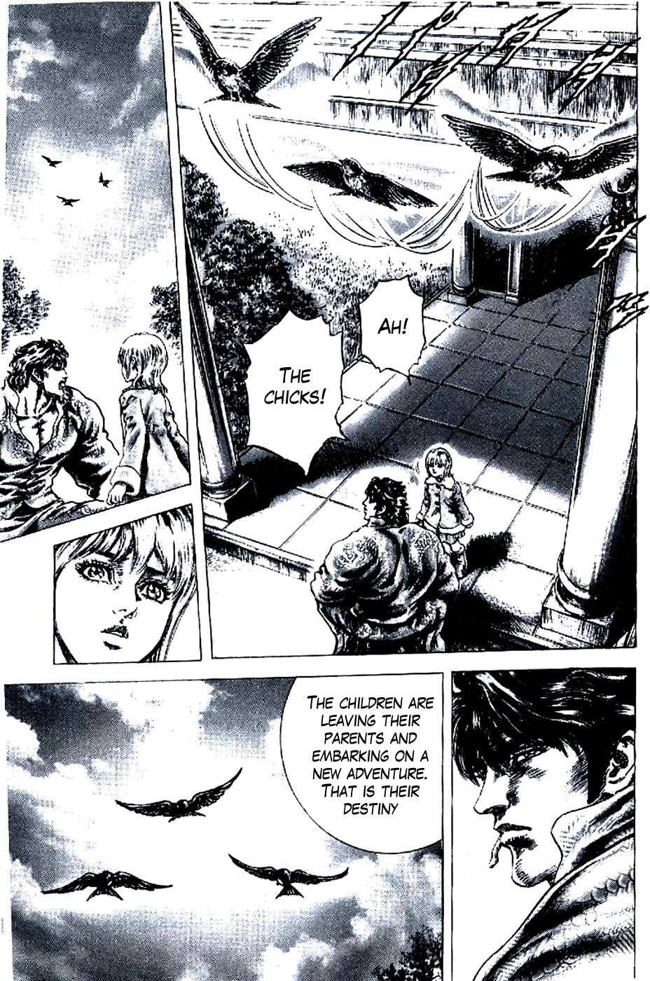 Souten no Ken Chapter 189 page 4 - Chapter 189: Tearless Parting!!