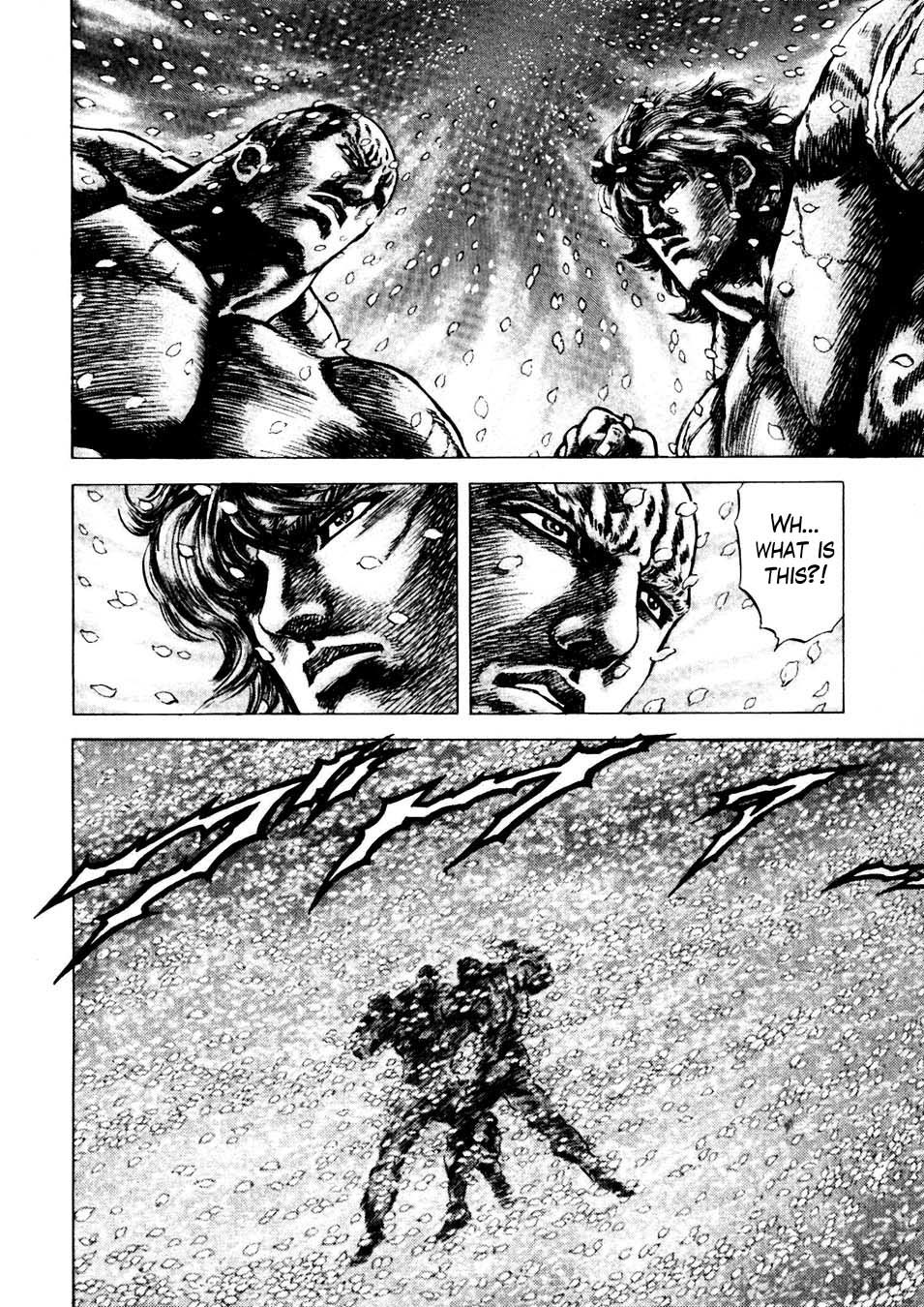 Souten no Ken Chapter 228 page 9 - Chapter 228: The Golden Blizzard of Blossoms!!