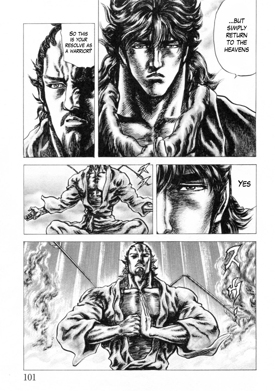 Souten no Ken Chapter 241 page 10 - Chapter 241: The Heroic Guardian's Fist!!
